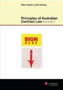 Principles of Australian Contract Law