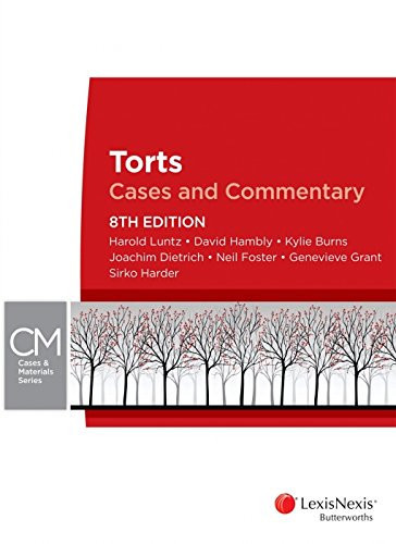 Torts: Cases and Commentary