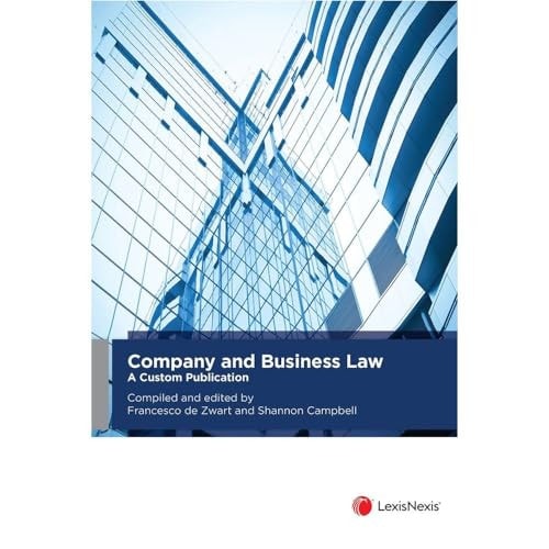 Company and Business Law: a Custom Publication