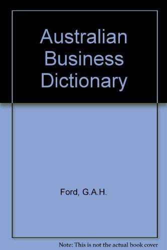 Australian Business Dictionary