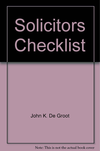 Solicitors Checklist
