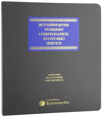 Butterworths Workers' Compensation in Ontario Service