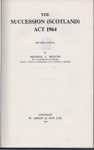 The Succession (Scotland) Act 1964