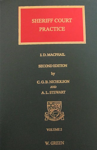 Macphail's Sheriff Court Practice
