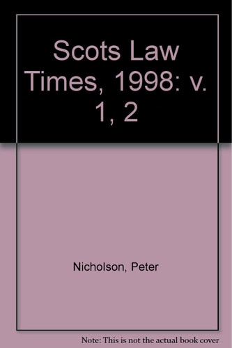 Scots Law Times 1998