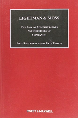Thelaw of Administrators and Receivers of Companies First supplement to fifth edition