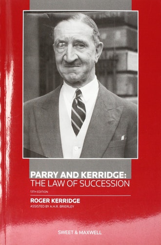 Parry & Kerridge The Law of Succession