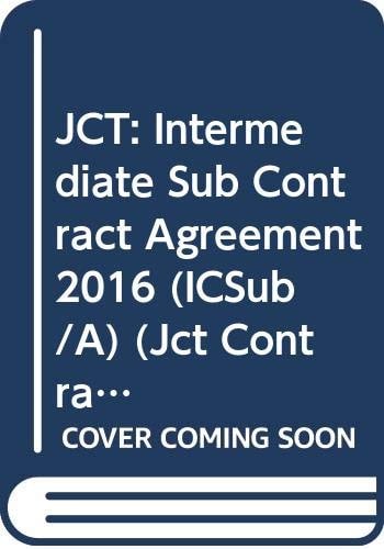 ICSub/A 2016 Intermediate Sub-contract Agreement 2016