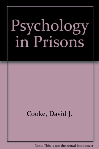 Psychology in prisons
