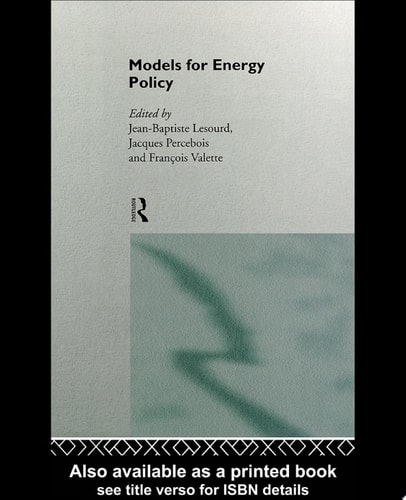 Models for Energy Policy
