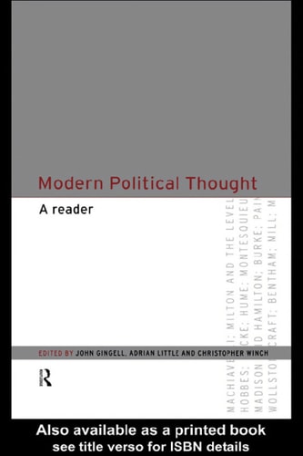 Modern Political Thought A Reader