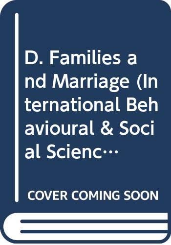 Family and Social Network Roles, Norms and External Relationships in Ordinary Urban Families