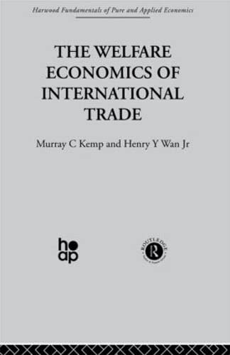 The Welfare Economics of International Trade