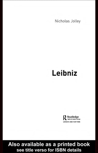 Leibniz (The Routledge Philosophers)