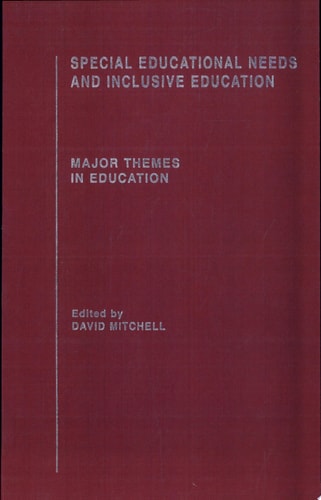 Special Educational Needs and Inclusive Education: Inclusive education