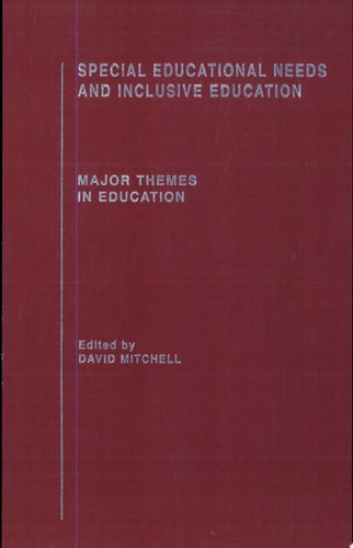 Special Educational Needs and Inclusive Education: Effective practices