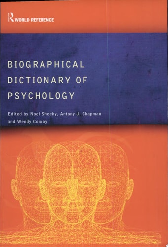 Biographical Dictionary of Psychology