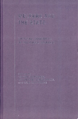 Welfare and the State: Welfare futures
