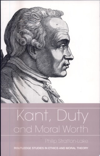 Kant, Duty and Moral Worth