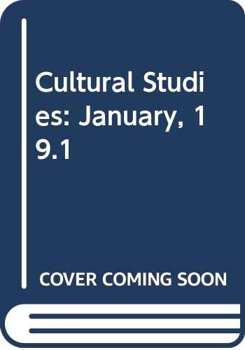 Cultural Studies, 19.1