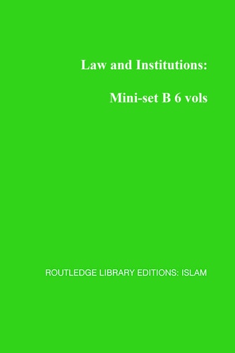 Law and Institutions: Mini-Set B