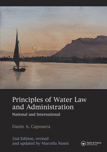 Principles of water law and administration
