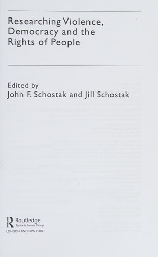 Researching Violence, Democracy and the Rights of People