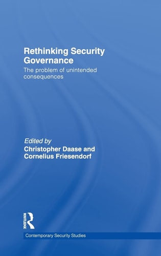 Rethinking Security Governance The Problem of Unintended Consequences