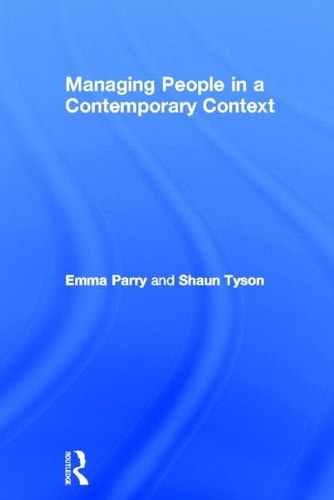 Managing People in a Contemporary Context