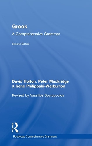 Greek A Comprehensive Grammar