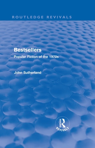 Bestsellers Popular Fiction of the 1970s