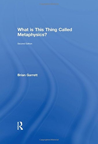 What is this Thing Called Metaphysics?