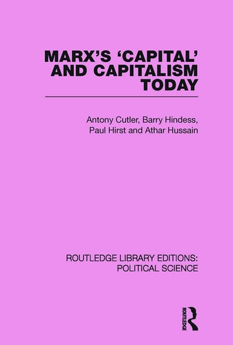 Marx's 'Capital' and Capitalism Today