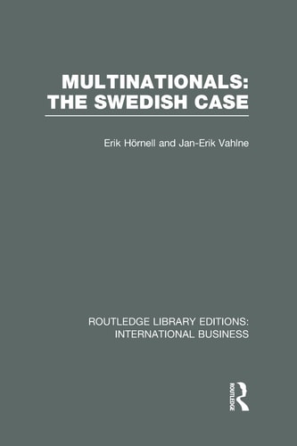 Multinationals The Swedish Case