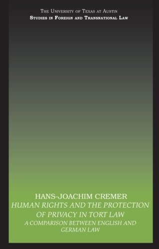 Human Rights and the Protection of Privacy in Tort Law A Comparison Between English and German Law