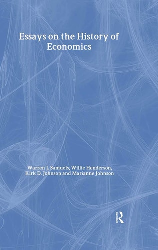 Essays on the History of Economics