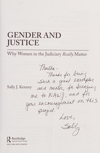 Gender and Justice Why Women in the Judiciary Really Matter