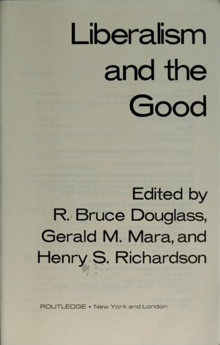 Liberalism and the Good