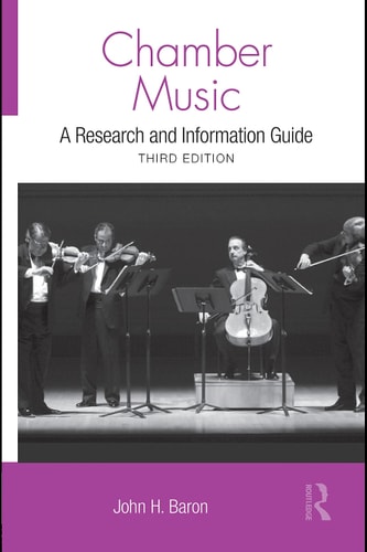Chamber Music A Research and Information Guide