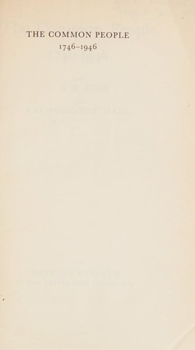 Common People 1746 1946