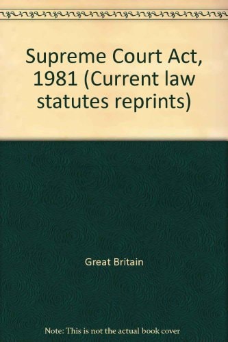 The Supreme Court Act 1981