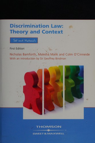 Discrimination law: theory and context : text and materials
