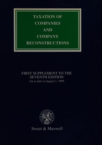 Taxation of Companies and Company Reconstructions