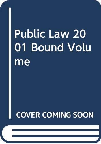 Public Law 2001