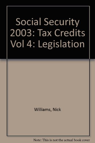 Social Security Legislation 2000 Supplement