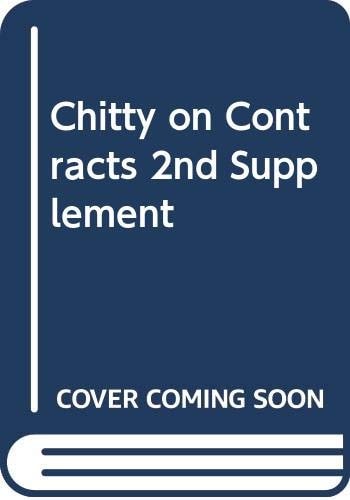 Chitty on Contracts