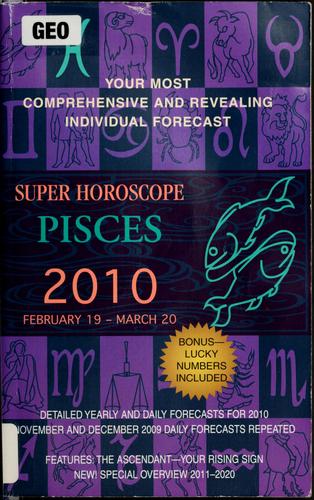 Super Horoscope Pisces, 2010