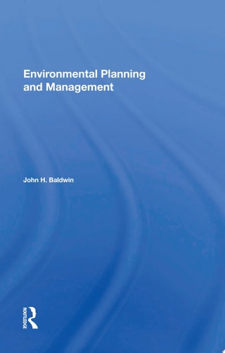Environmental Planning And Management
