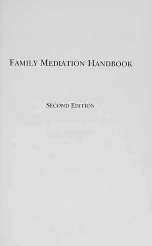 Family Mediation Handbook
