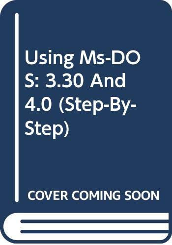 Using MS-DOS 3.30 and 4.0